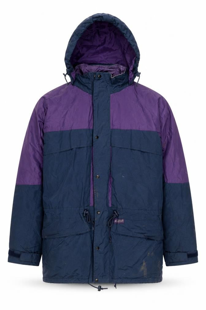 Outdoor Wear Men's Multicoloured Medium Hooded Raincoat