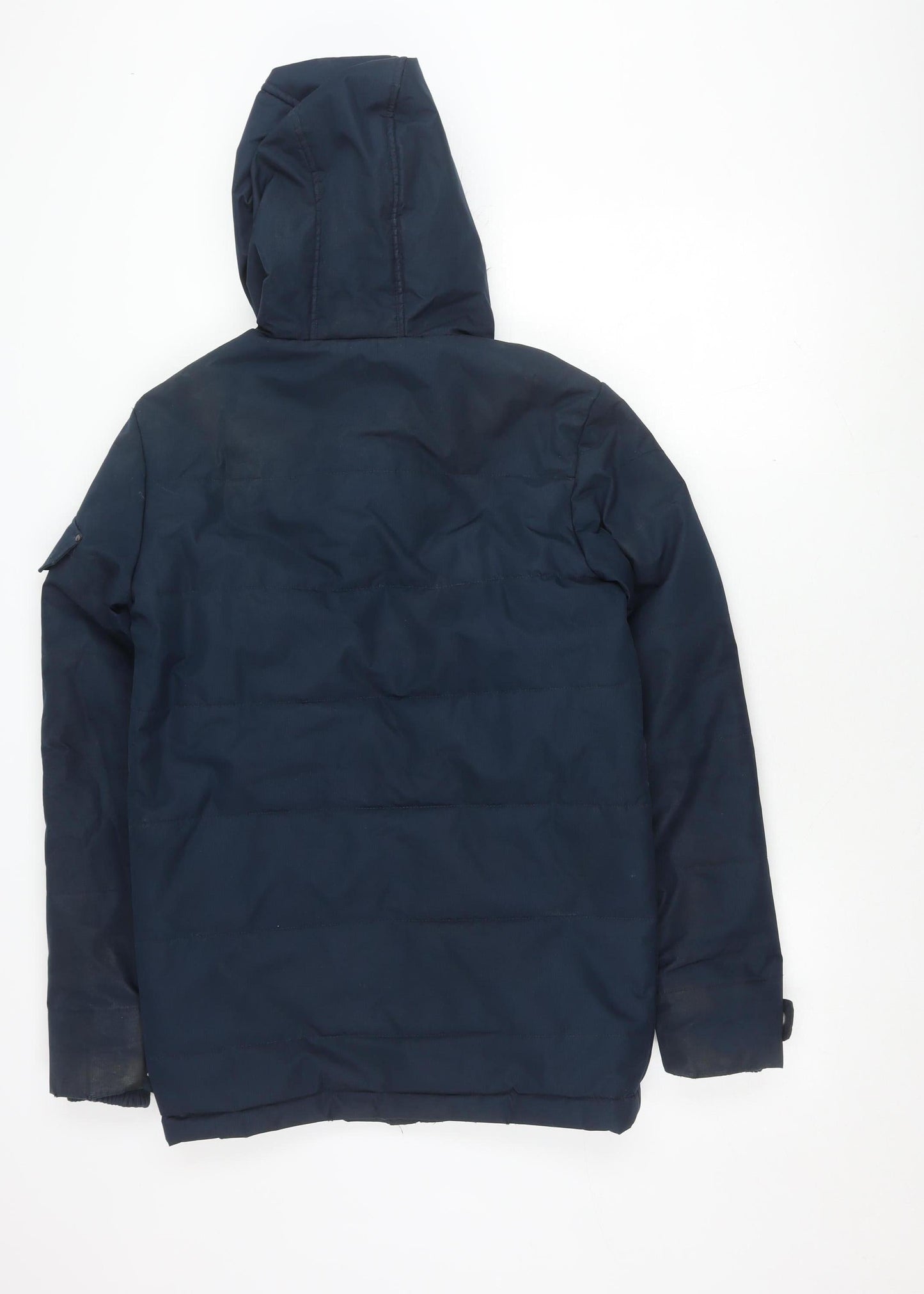 SUPPLY & DEMAND Men's Blue Parka Jacket 2XS