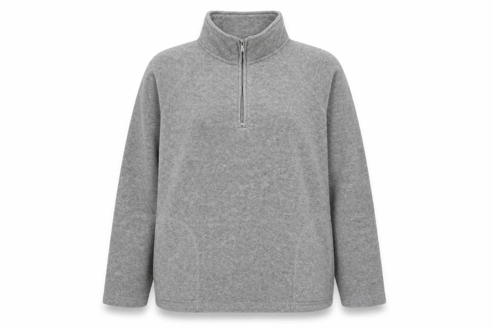 Dunnes Women's Grey Zip Sweatshirt Size 18