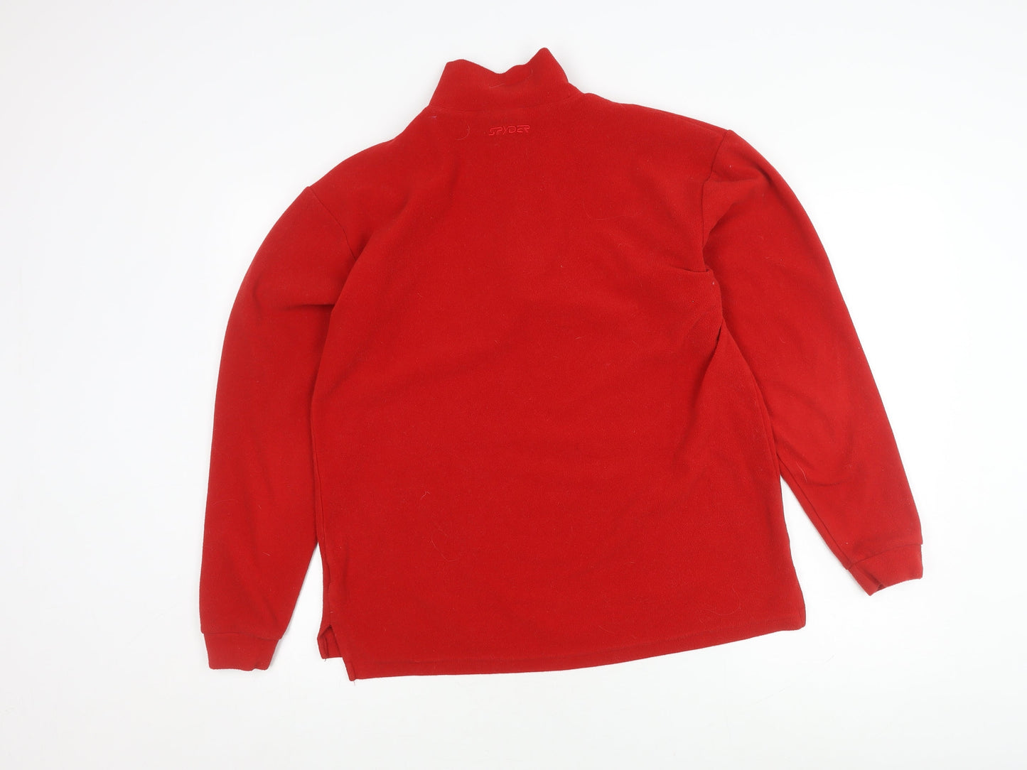 Spyder Men’s Red Fleece Pullover Sweatshirt M