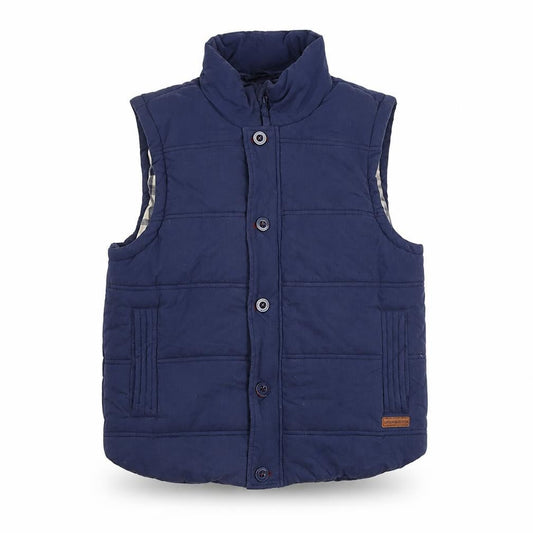 Urban Beach Men's Blue Puffer Waistcoat Size M - Casual