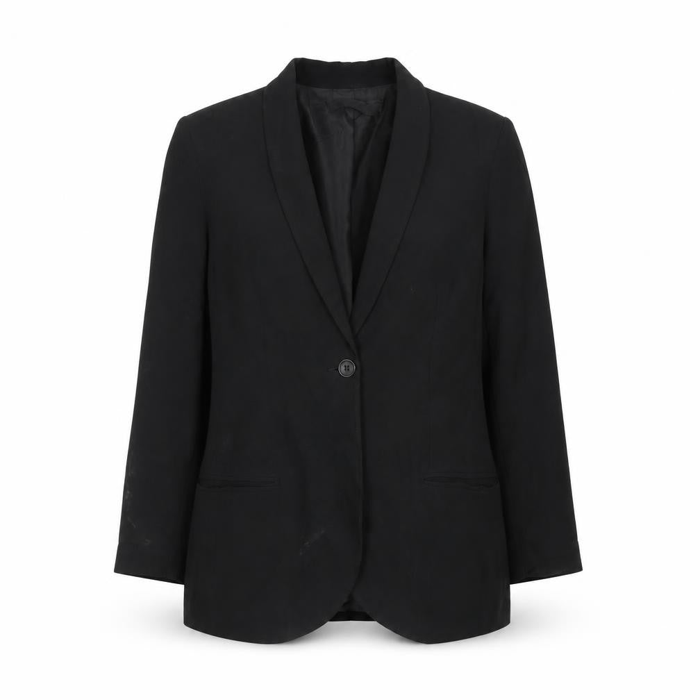 Topshop Black Petite Blazer Women’s UK 10 Casual Style