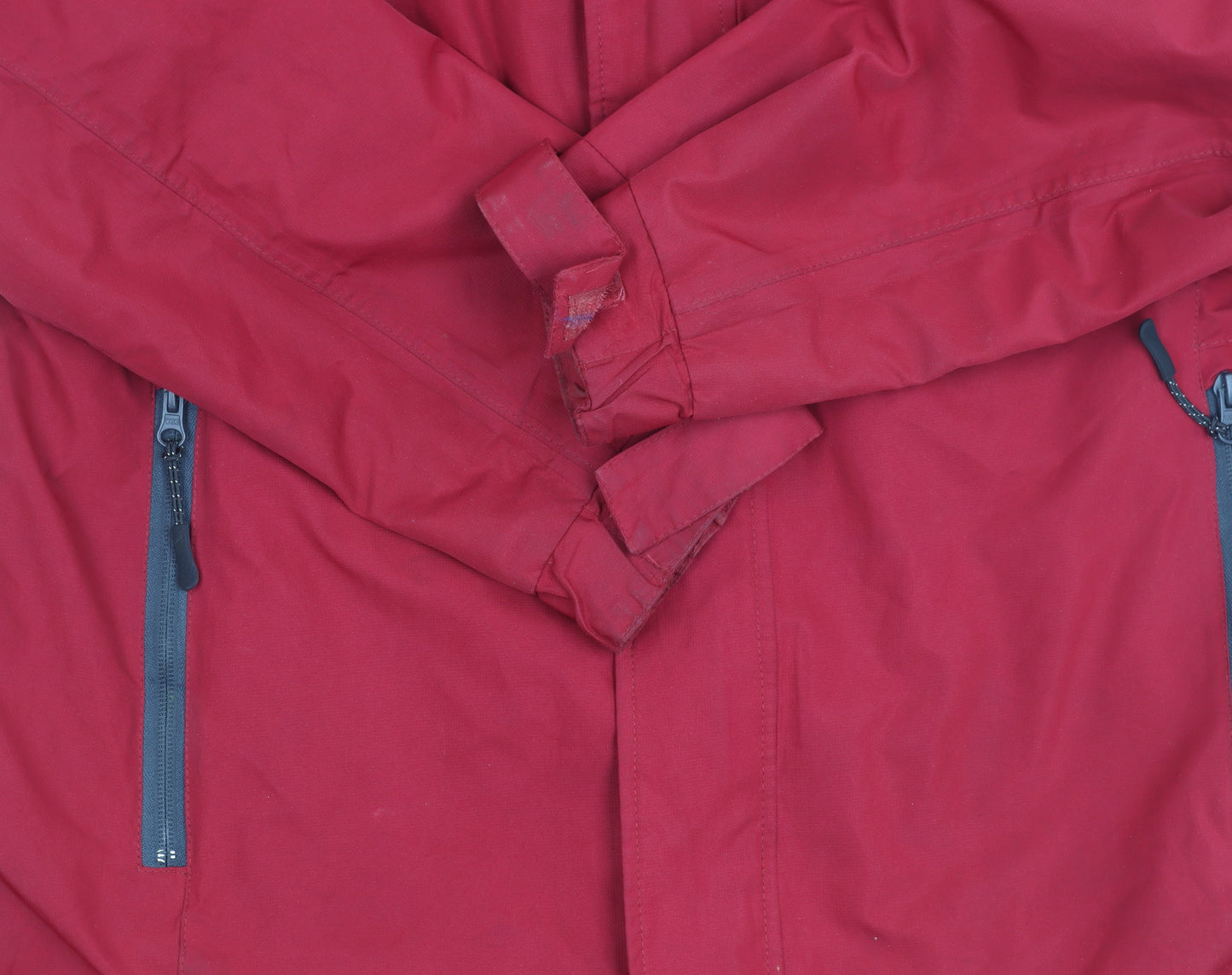 Cotton Traders Men's Red Hooded Jacket M