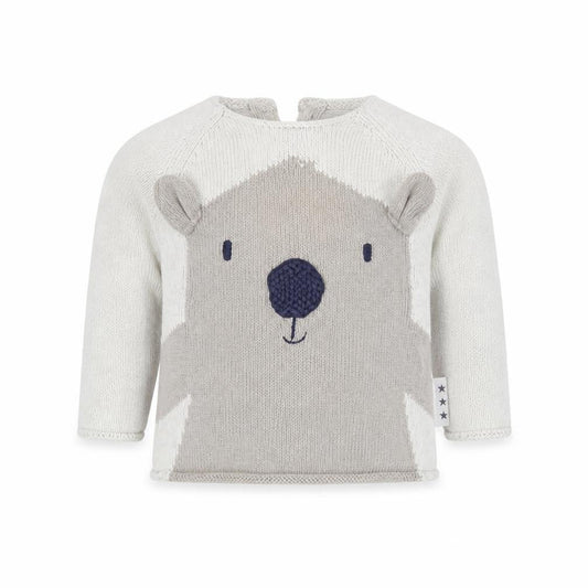 Next Unisex Grey Animal Pullover Jumper 3-6 Months