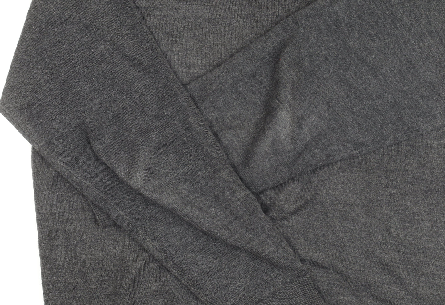Hutson Harbour Men's Grey V-Neck Pullover Jumper M