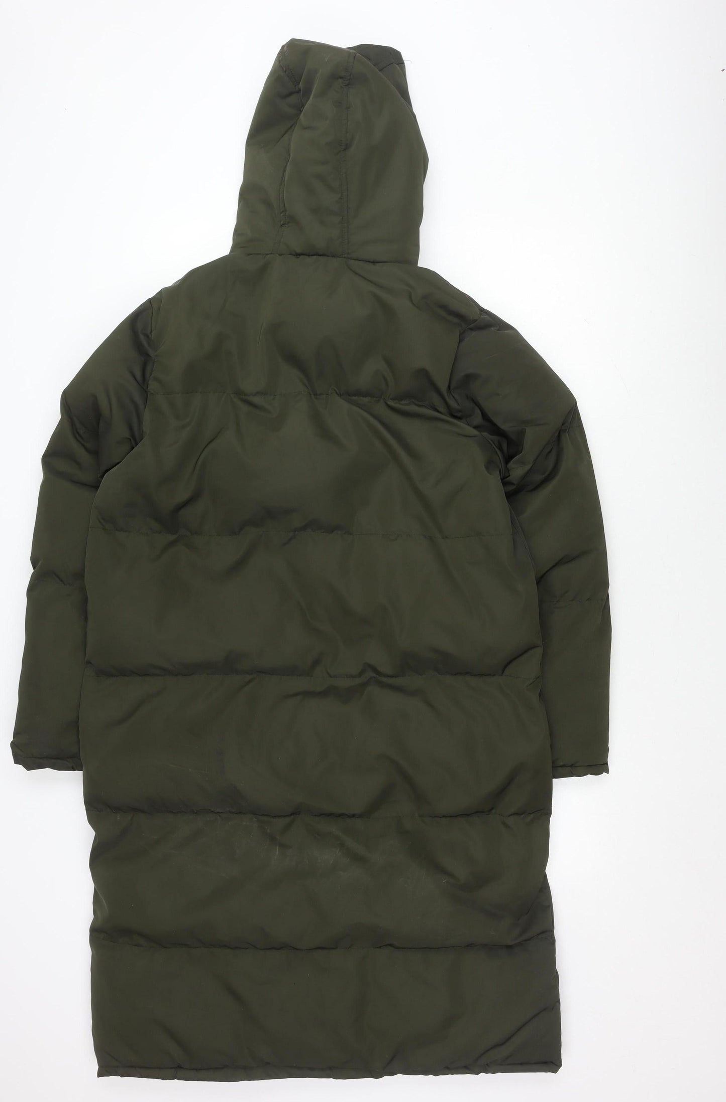 Brave Soul Women's Green M Puffer Jacket Hooded