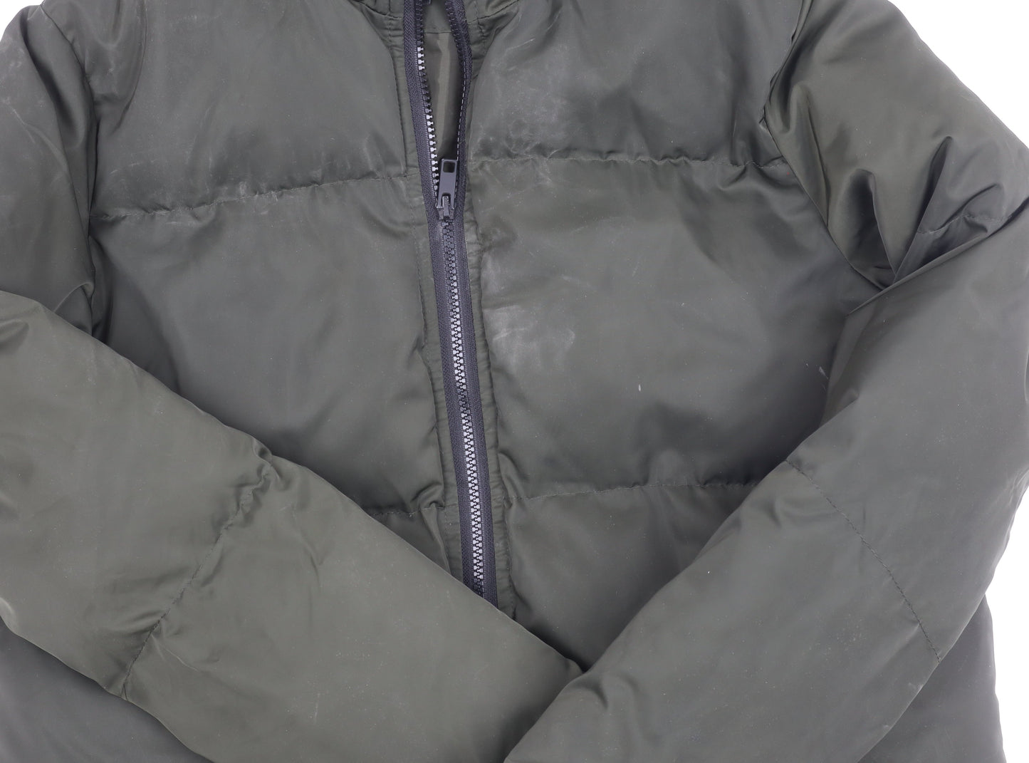 Brave Soul Women's Green M Puffer Jacket Hooded