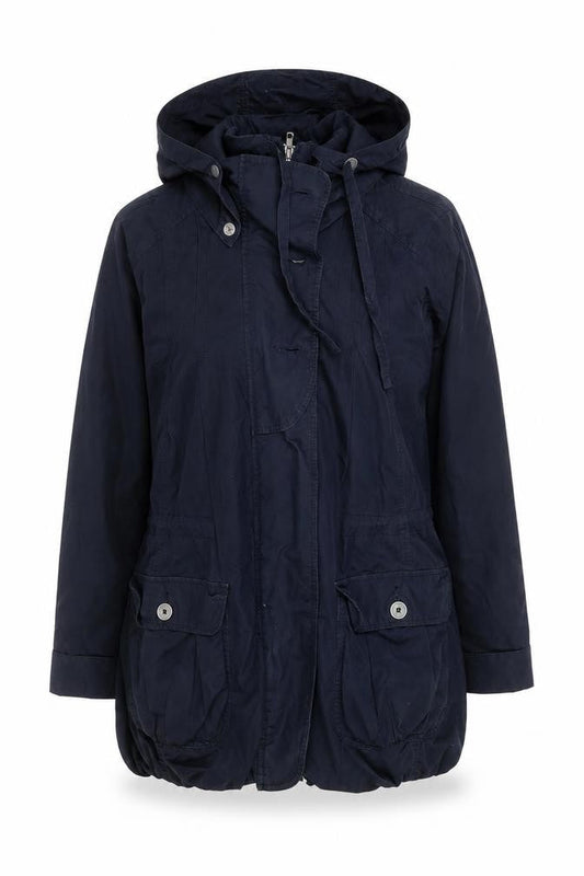 FatFace Women's Black Hooded Parka Jacket Size 10