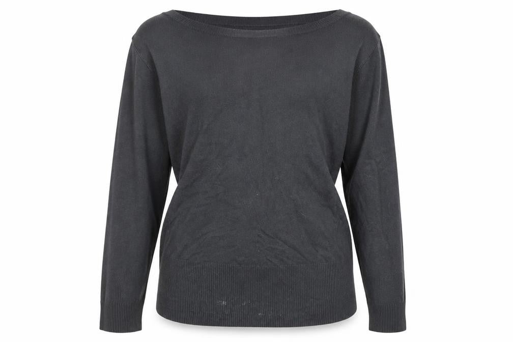 Alice Collins Women's Blue Roll Neck Jumper Size 14