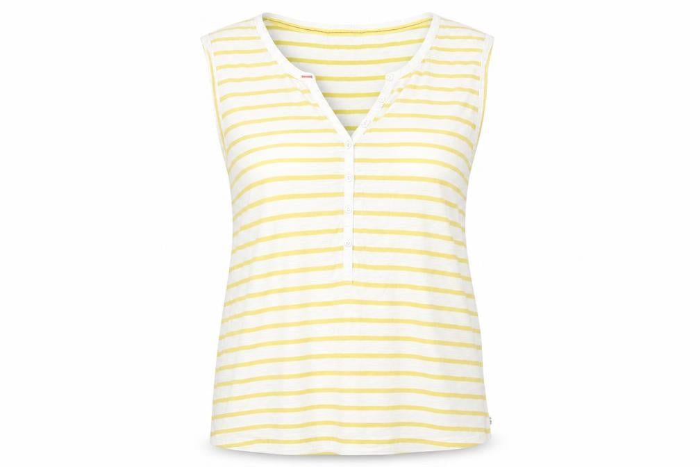 White Stuff Women's Striped V-Neck Tank Top