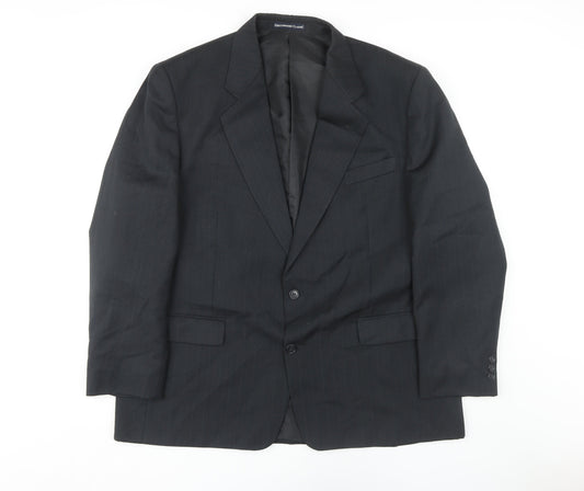 Greenwoods Classic Men's Black Blazer 46R Regular Fit