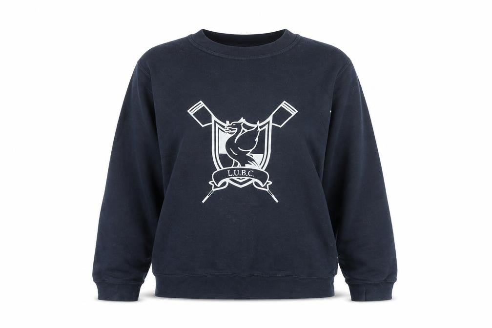 B&C Collection Women's Black S Pullover Logo Sweatshirt