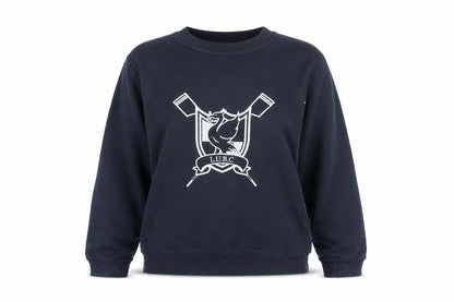 B&C Collection Women's Black S Pullover Logo Sweatshirt