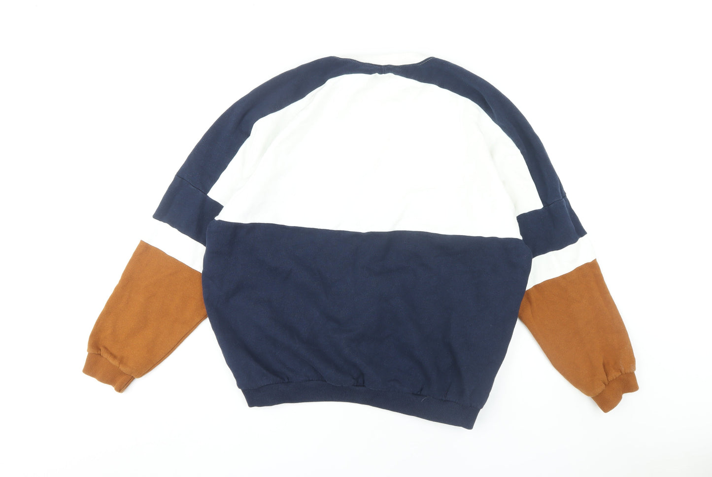 Pull&Bear Men's Multicoloured Crew Sweatshirt M