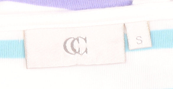 CC Women's Multicoloured Striped T-Shirt S
