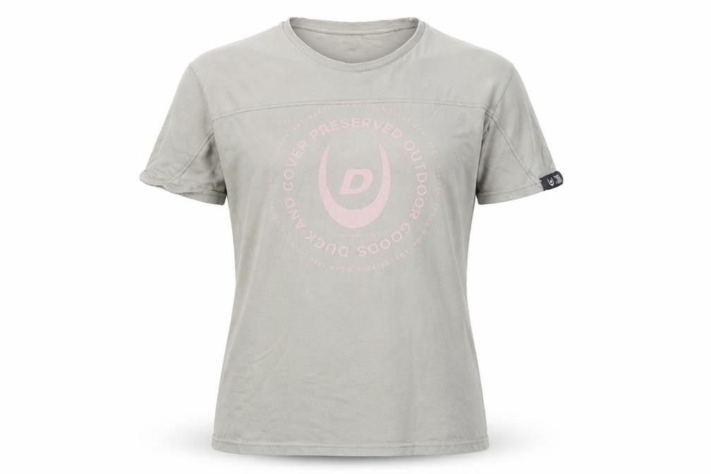 Duck and Cover Unisex Green T-Shirt, Size L, Crew Neck