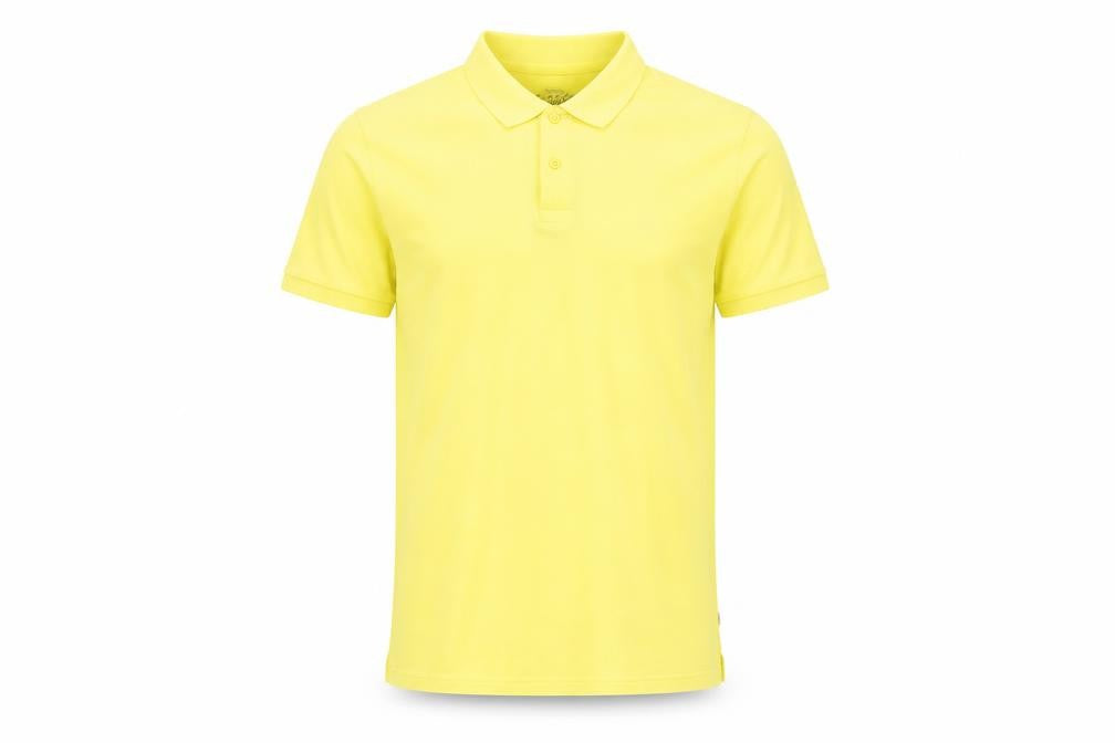 Jack & Jones Men's Yellow Short Sleeve Polo - M