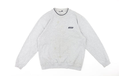 Reebok Men's Grey M Pullover Sweatshirt Logo