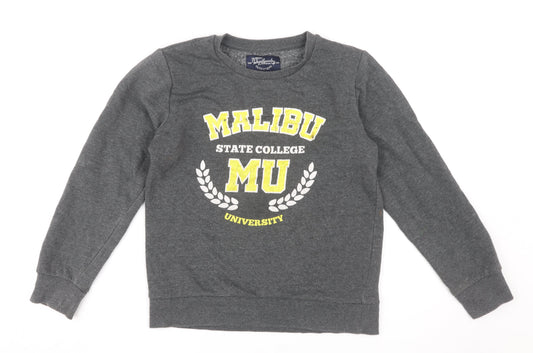Tokyo Laundry Girls Grey Printed Sweatshirt 12-13 Years