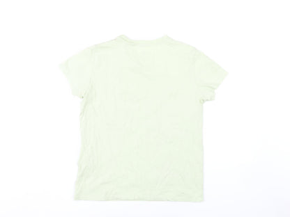 Levi's Women's Green Basic T-Shirt, Size S, Crew Neck