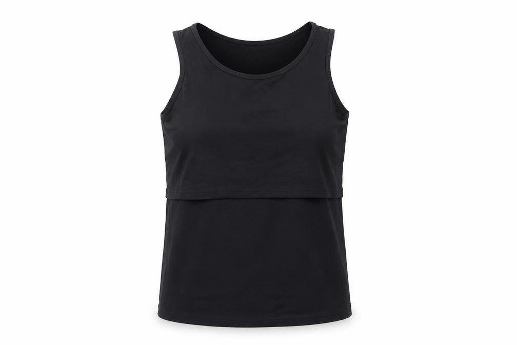 Smallshow Women's Black M Tank Top Sleeveless