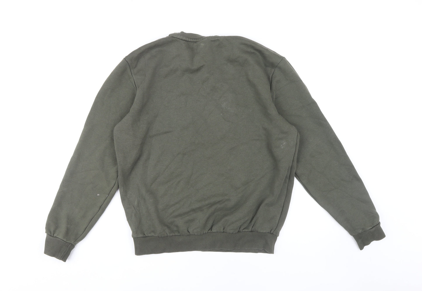 Puma Men's Green Pullover Sweatshirt M