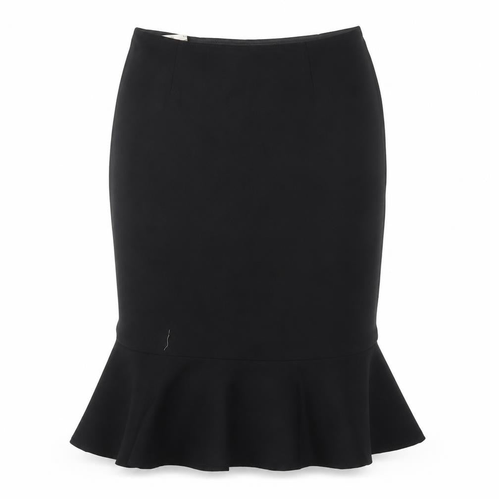 Viyella Women's Black Trumpet Skirt Size 8