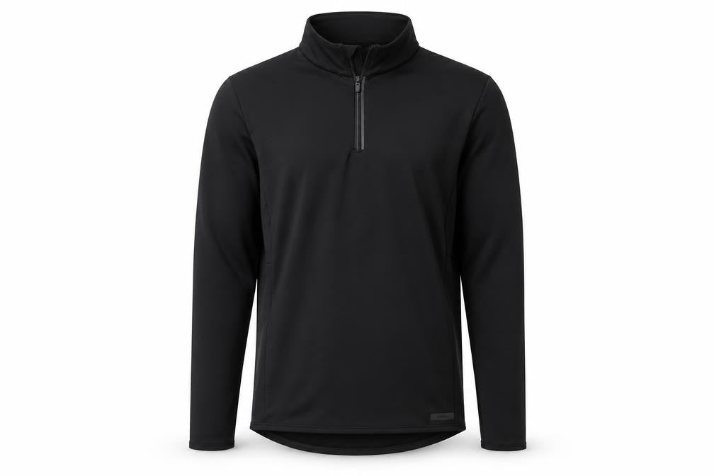 Decathlon Men's Black Pullover High Neck Sports Top