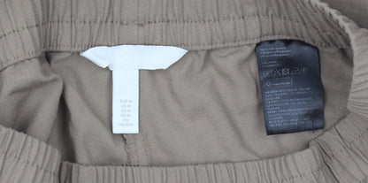 H&M Women's Beige Straight Trousers, Size M