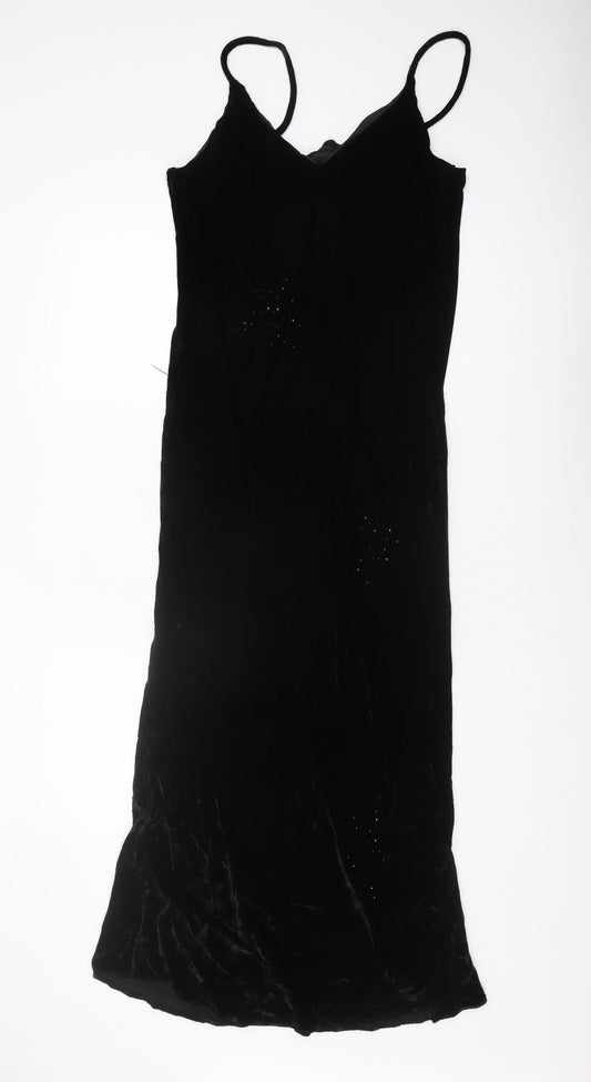 Jigsaw Women's Black Slip Dress, Size 12, Party/Cocktail