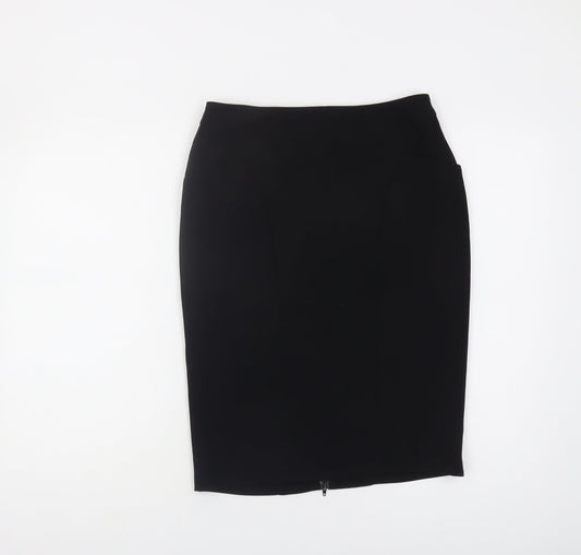 Planet Women's Black Pencil Skirt, Size 6, Zip Closure