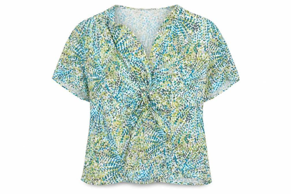 Country Casuals Women's Multicoloured XL Geometric Blouse