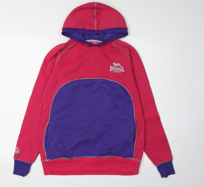 Lonsdale Womens Multicoloured Pullover Hoodie Size 12