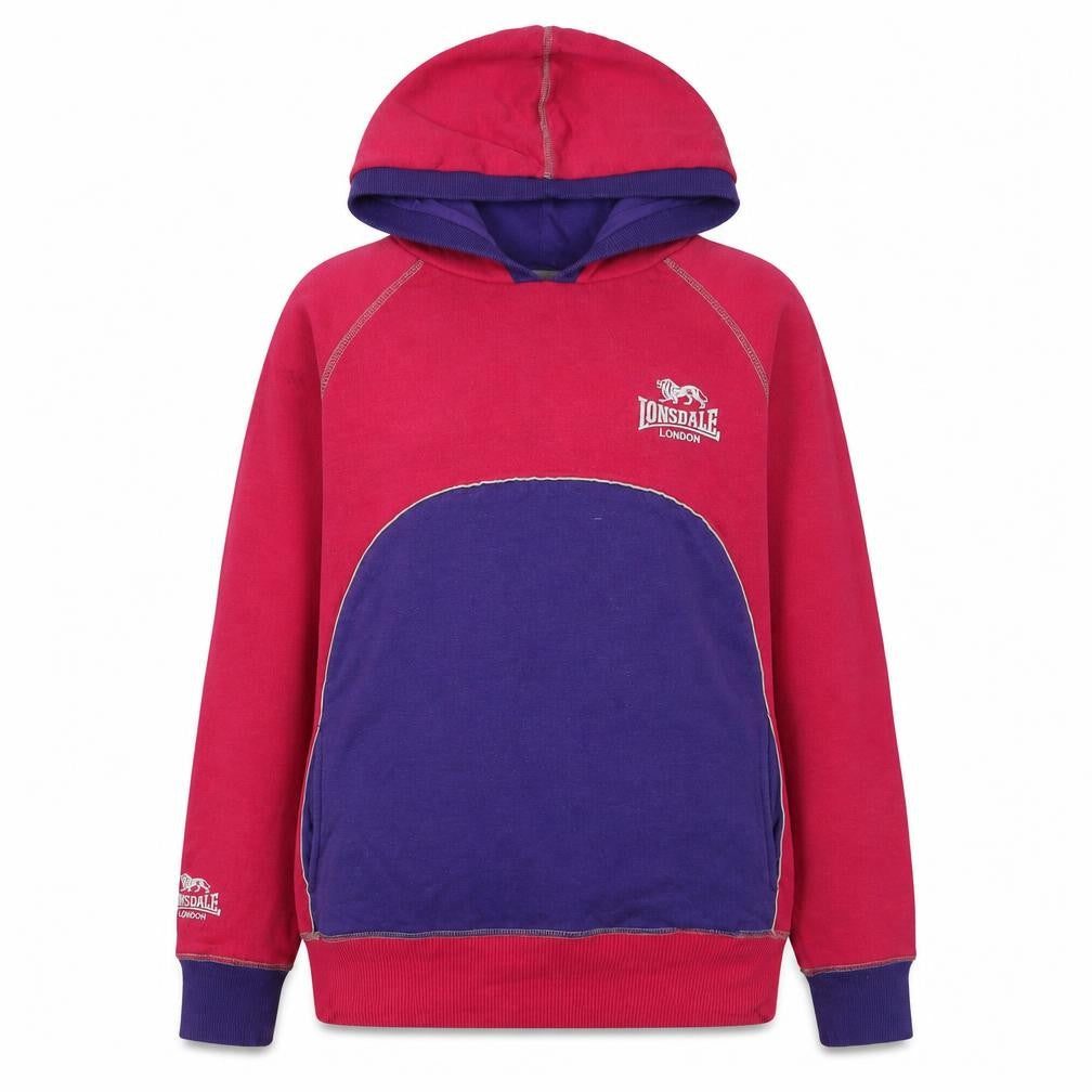 Lonsdale Unisex Multicoloured Pullover Hoodie Size 12