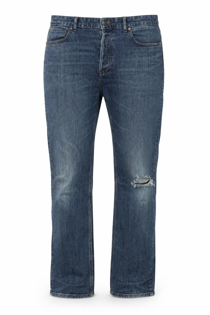 White Stuff Men's Blue Straight Jeans, Size 34