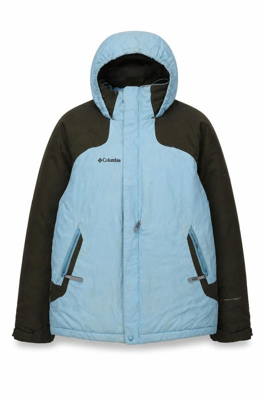 Columbia Girls Puffer Jacket Blue Green 14-15 Years Winter