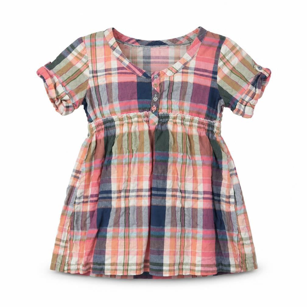 FatFace Girls Multicoloured Plaid Blouse, 11-12 Years