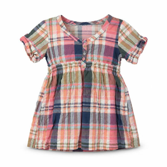 FatFace Girls Multicoloured Plaid Blouse, 11-12 Years