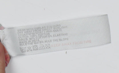 Brand and care label for FatFace girls’ multicoloured plaid blouse, 11-12 years
