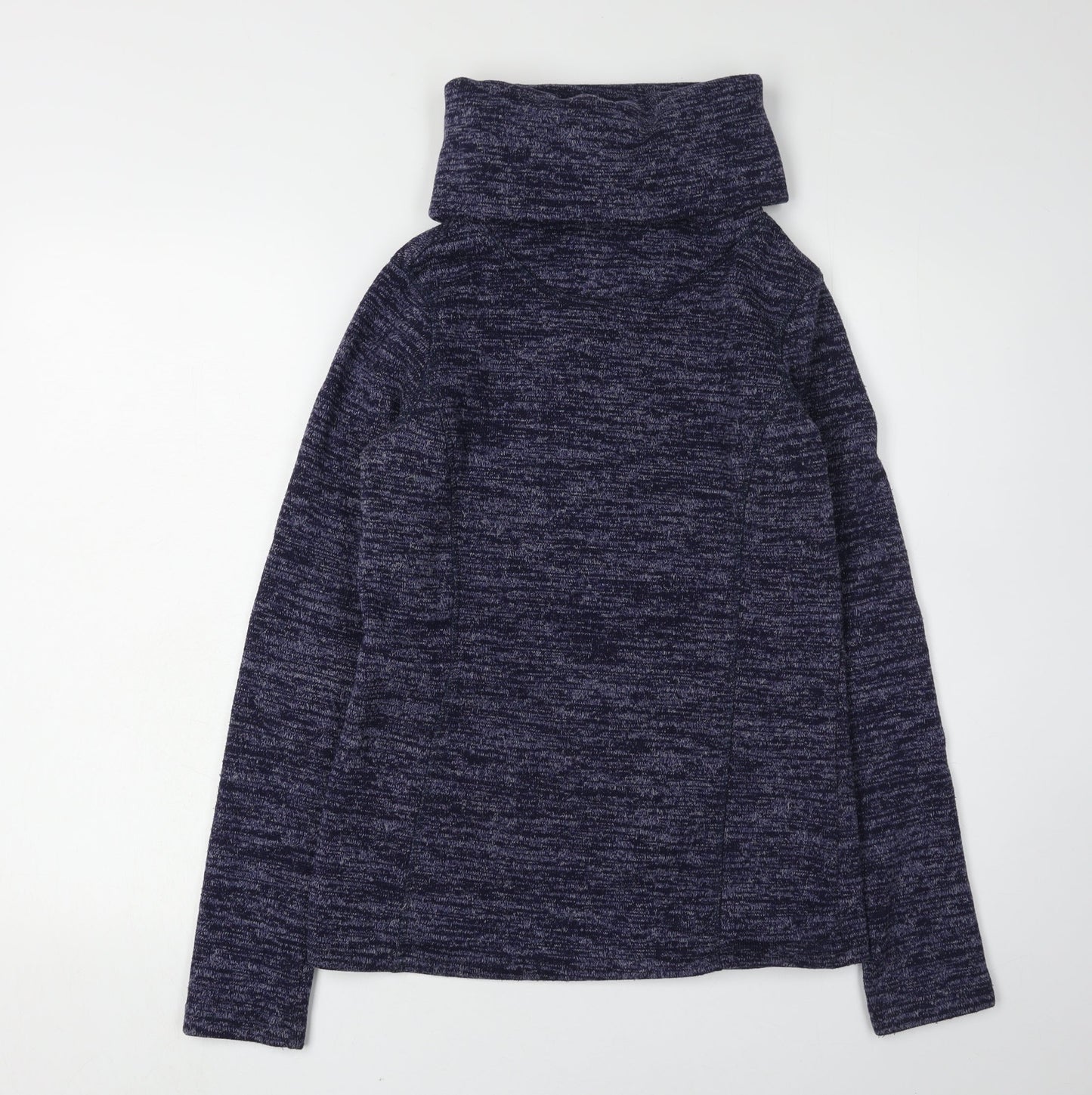 Mountain Warehouse Women's Blue Cowl Neck Sweatshirt Size 8
