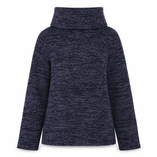 Mountain Warehouse Women's Blue Cowl Neck Sweatshirt Size 8