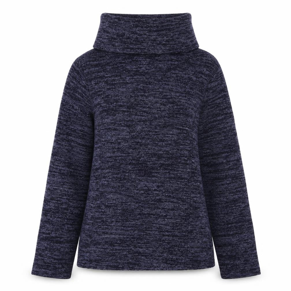 Mountain Warehouse Women's Blue Cowl Neck Sweatshirt Size 8