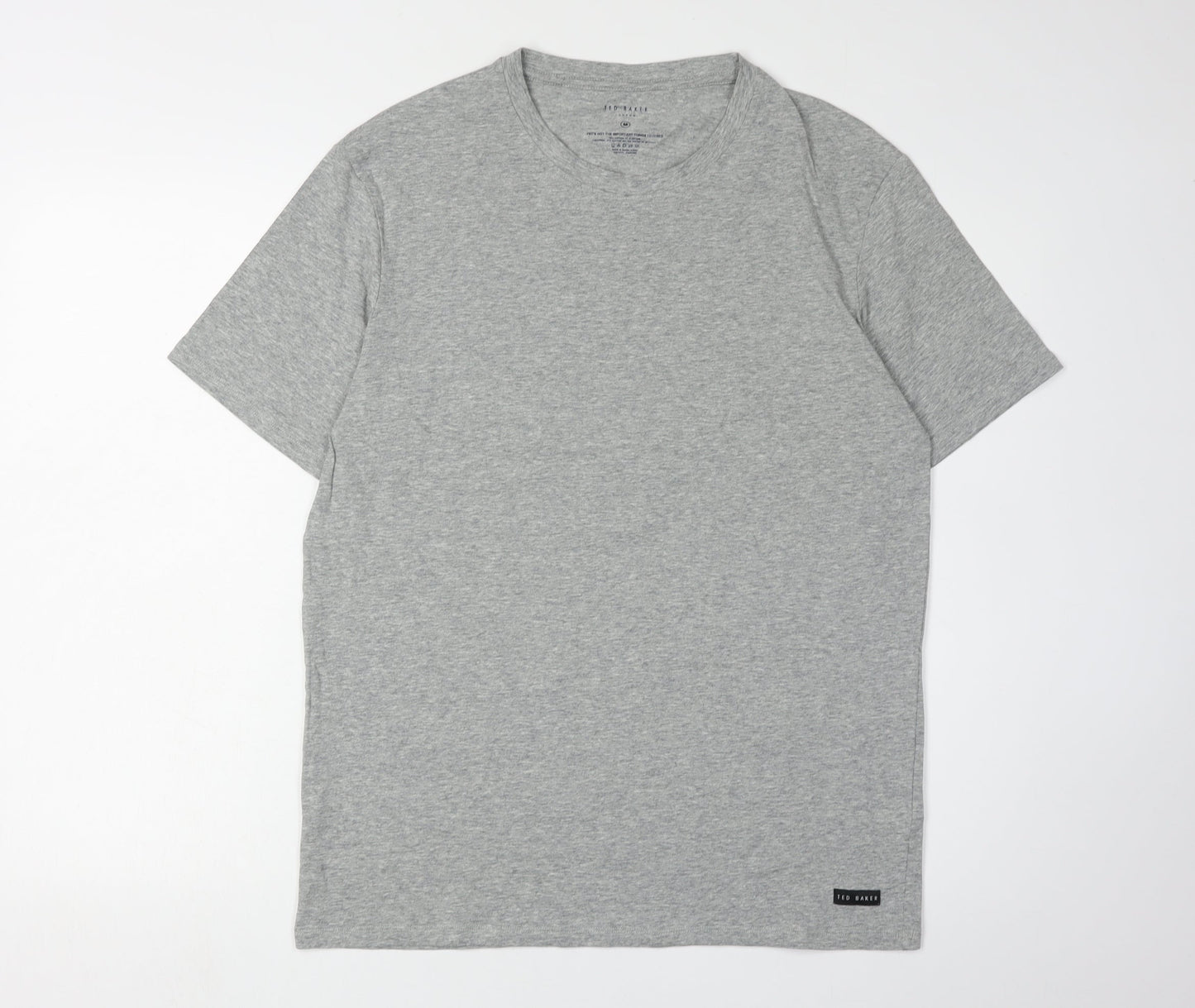 Ted Baker Men's Grey Crew Neck T-Shirt Size M