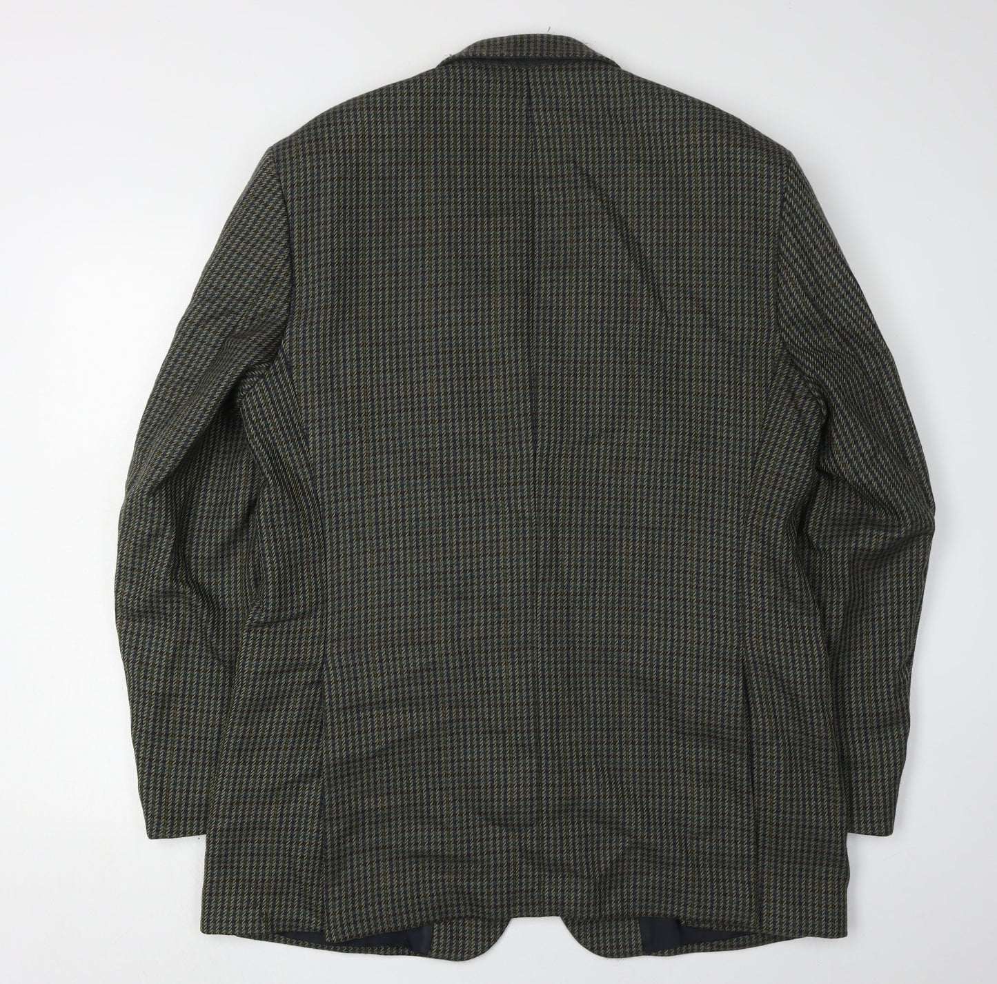 Horne Brothers Men's Green Check Blazer, 42 Long