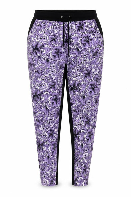 Oasis Women's Floral Jogger Trousers, Size 14