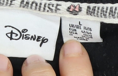 Preloved Disney Women's Pink & Black Minnie Mouse Pullover - Image 5