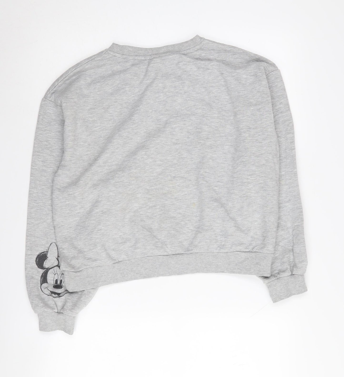 Disney Women's Grey L Sweatshirt Cartoon Print