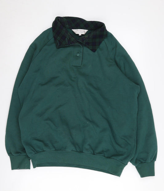 Country Collection Green Sweatshirt Unisex L