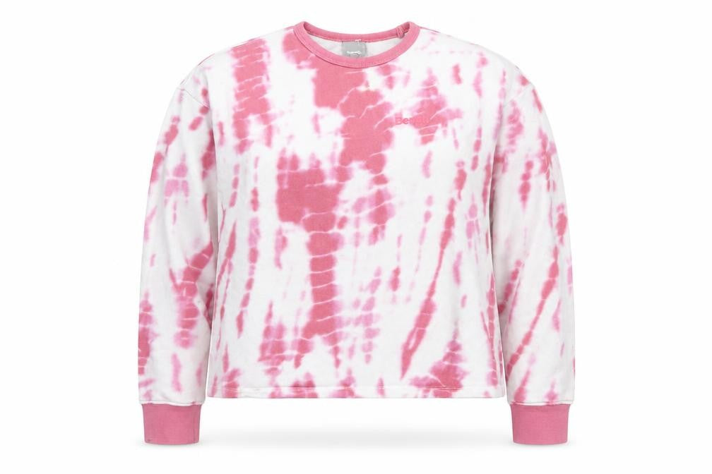 Bench Girls Pink Tie-Dye Pullover Sweatshirt XL
