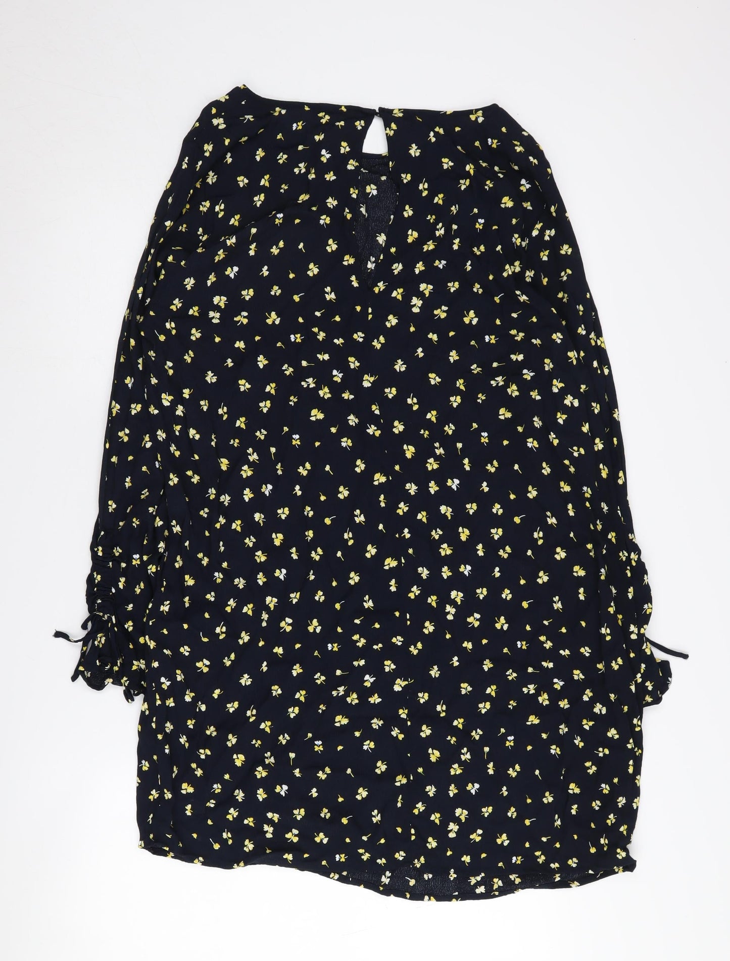H&M Women's Multicoloured Floral Shift Dress Size 16